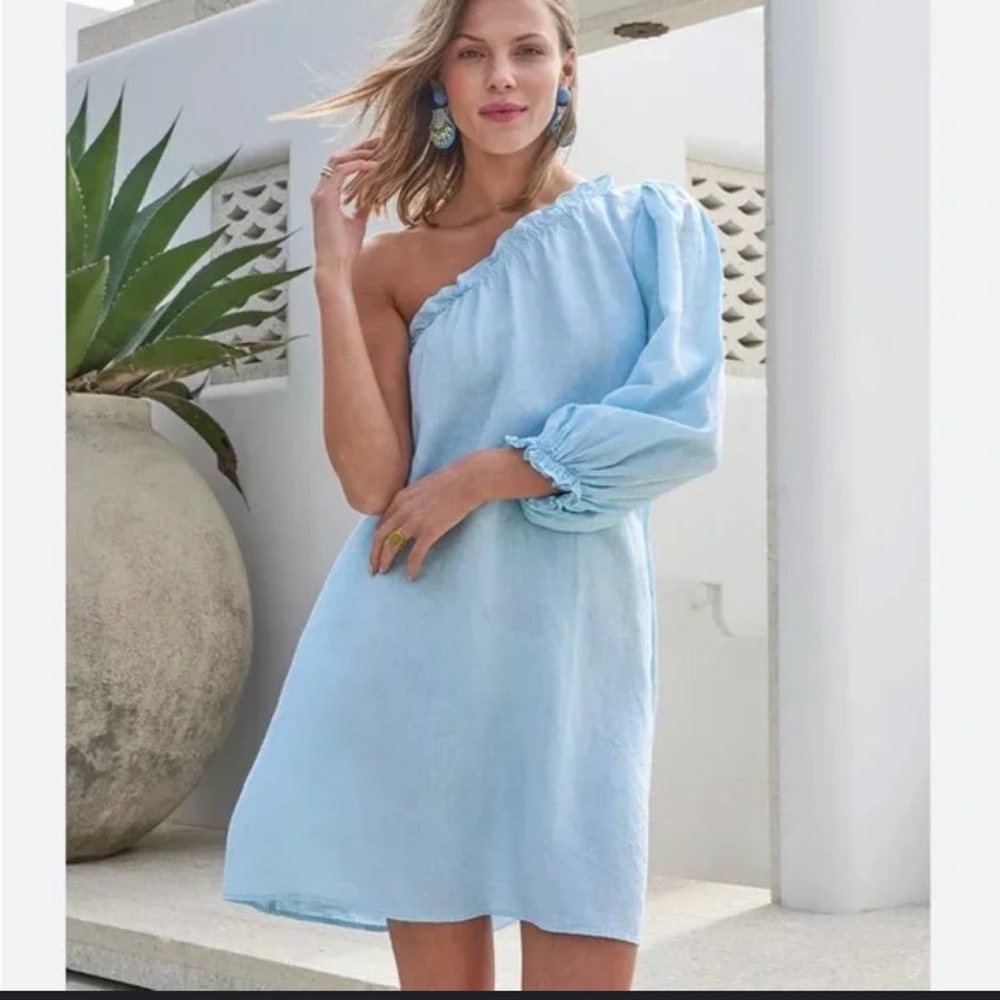 LAKE One-Shoulder Dress